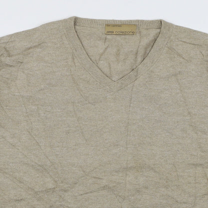 Marks and Spencer Mens Brown  Knit Pullover Jumper Size L