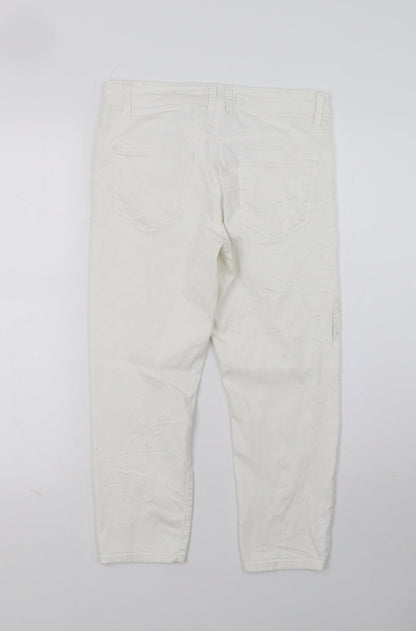Womens UK Size 8 Marks and Spencer Regular Fit Jegging White Jeans
