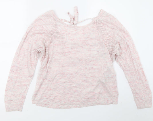 Womens UK Size 8 Marks and Spencer Pink Pullover Jumper