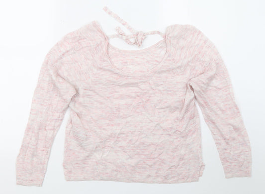 Womens UK Size 8 Marks and Spencer Pink Pullover Jumper