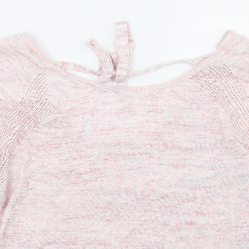 Womens UK Size 8 Marks and Spencer Pink Pullover Jumper
