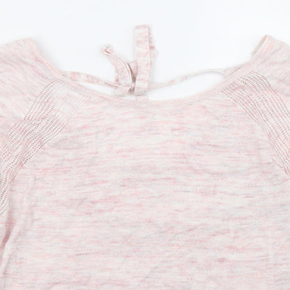 Womens UK Size 8 Marks and Spencer Pink Pullover Jumper