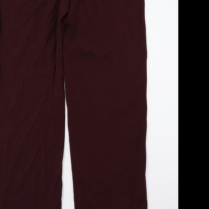Pret a Porter Womens Red   Trousers  Size 10 L32 in