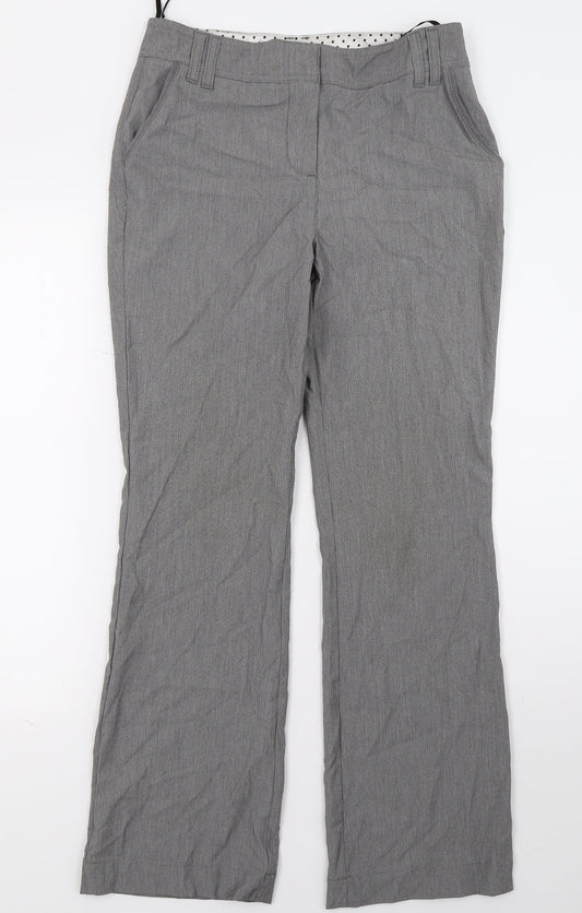 Per Una Womens Grey   Trousers  Size 8 L30 in