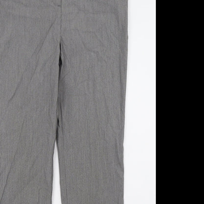 Womens UK Size 8 Per Una Regular Fit  Grey Trousers