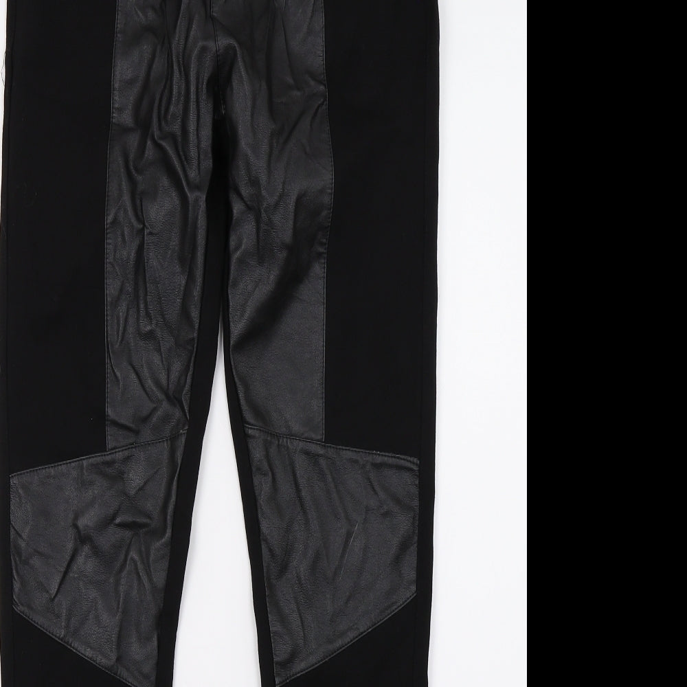 Style Womens Black   Capri Leggings Size 8 L27 in
