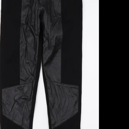Style Womens Black   Capri Leggings Size 8 L27 in
