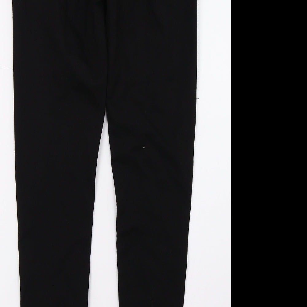 Style Womens Black   Capri Leggings Size 8 L27 in