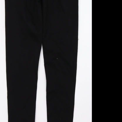 Style Womens Black   Capri Leggings Size 8 L27 in