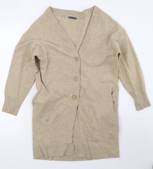 C&A Womens Beige   Cardigan Jumper Size S