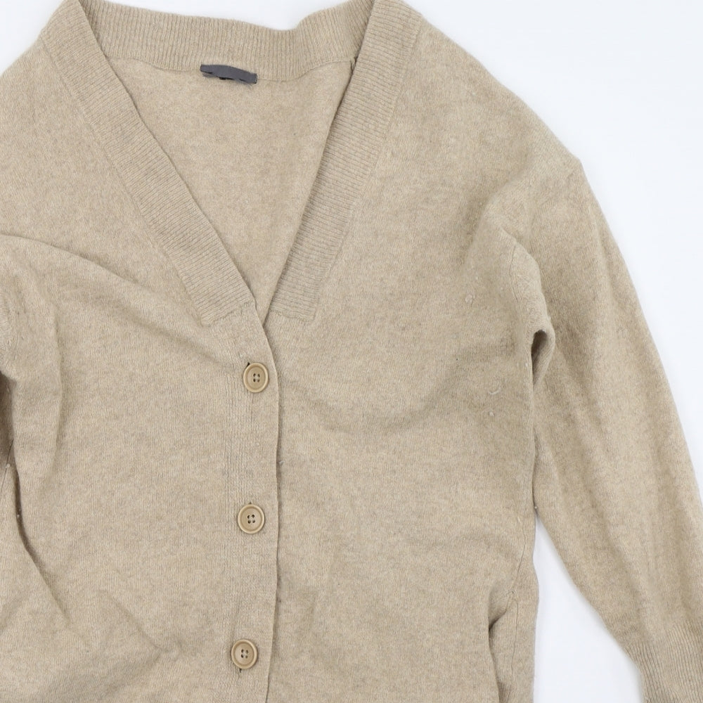 C&A Womens Beige   Cardigan Jumper Size S