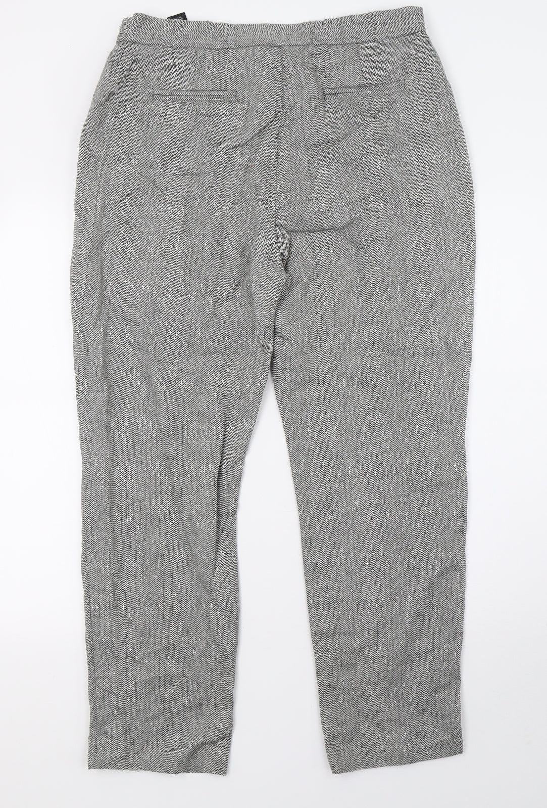 Womens UK Size 12 Marks and Spencer Regular Fit  Green Trousers