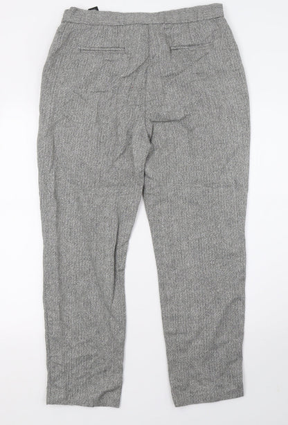 Womens UK Size 12 Marks and Spencer Regular Fit  Green Trousers