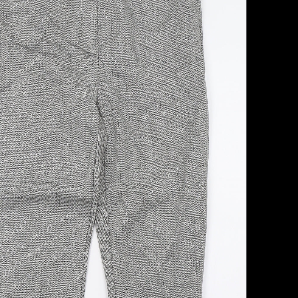 Womens UK Size 12 Marks and Spencer Regular Fit  Green Trousers