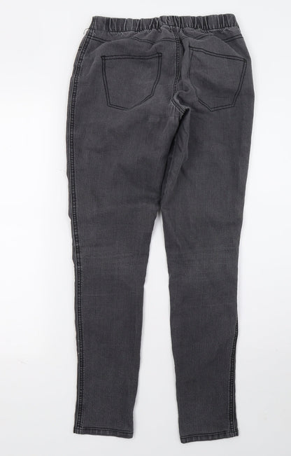 Dorothy Perkins Womens Grey   Jegging Jeans Size 12 L28 in