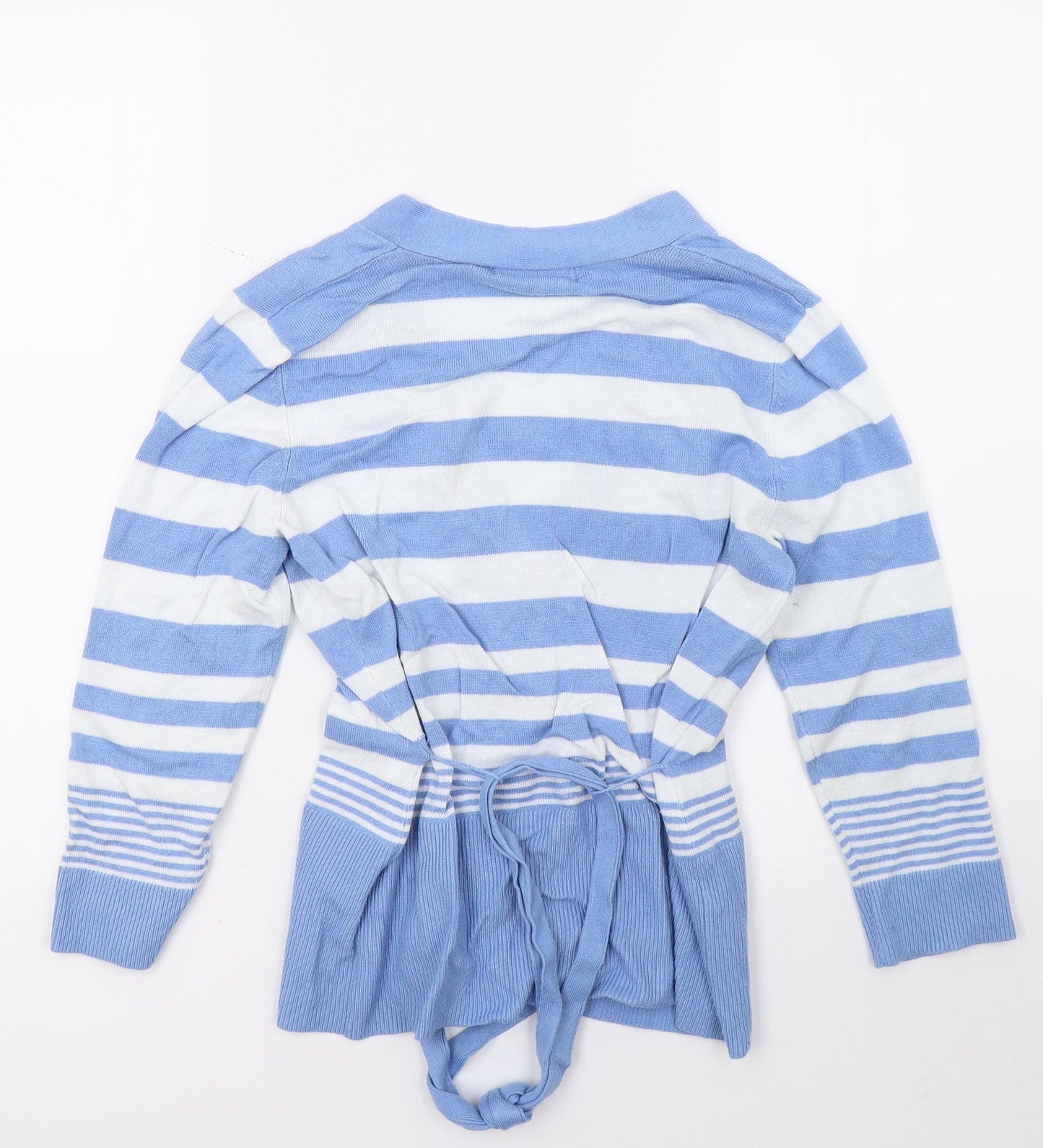Womens UK Size S FABRIZIO Blue Cardigan Jumper