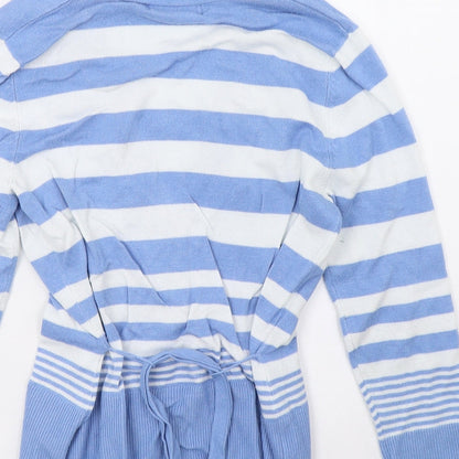 Womens UK Size S FABRIZIO Blue Cardigan Jumper
