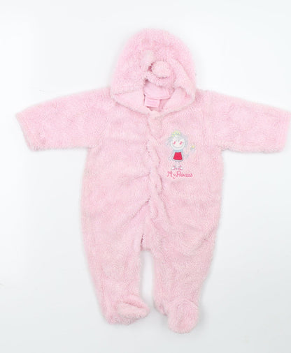 Bebe Bonito Girls Pink   Babygrow One-Piece Size 3-6 Months