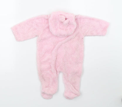 Bebe Bonito Girls Pink   Babygrow One-Piece Size 3-6 Months