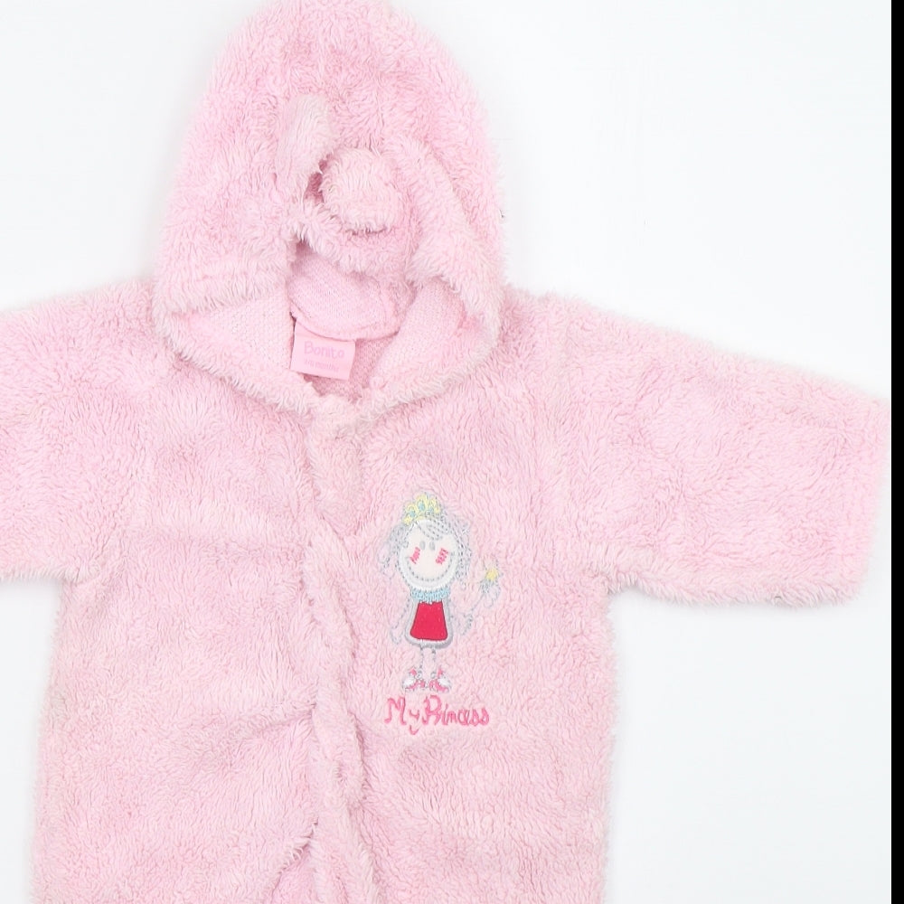 Bebe Bonito Girls Pink   Babygrow One-Piece Size 3-6 Months