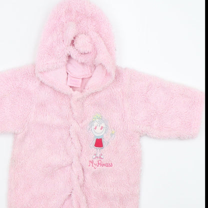 Bebe Bonito Girls Pink   Babygrow One-Piece Size 3-6 Months