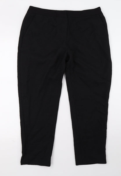 Womens UK Size 14 Fenn Wright Manson Regular Fit  Black Trousers