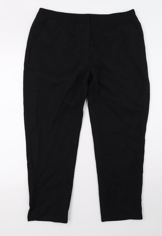 Womens UK Size 14 Fenn Wright Manson Regular Fit  Black Trousers