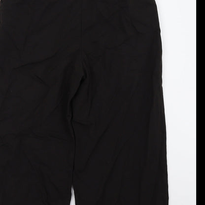 Womens UK Size 6 ASOS Regular Fit Cropped Black Trousers