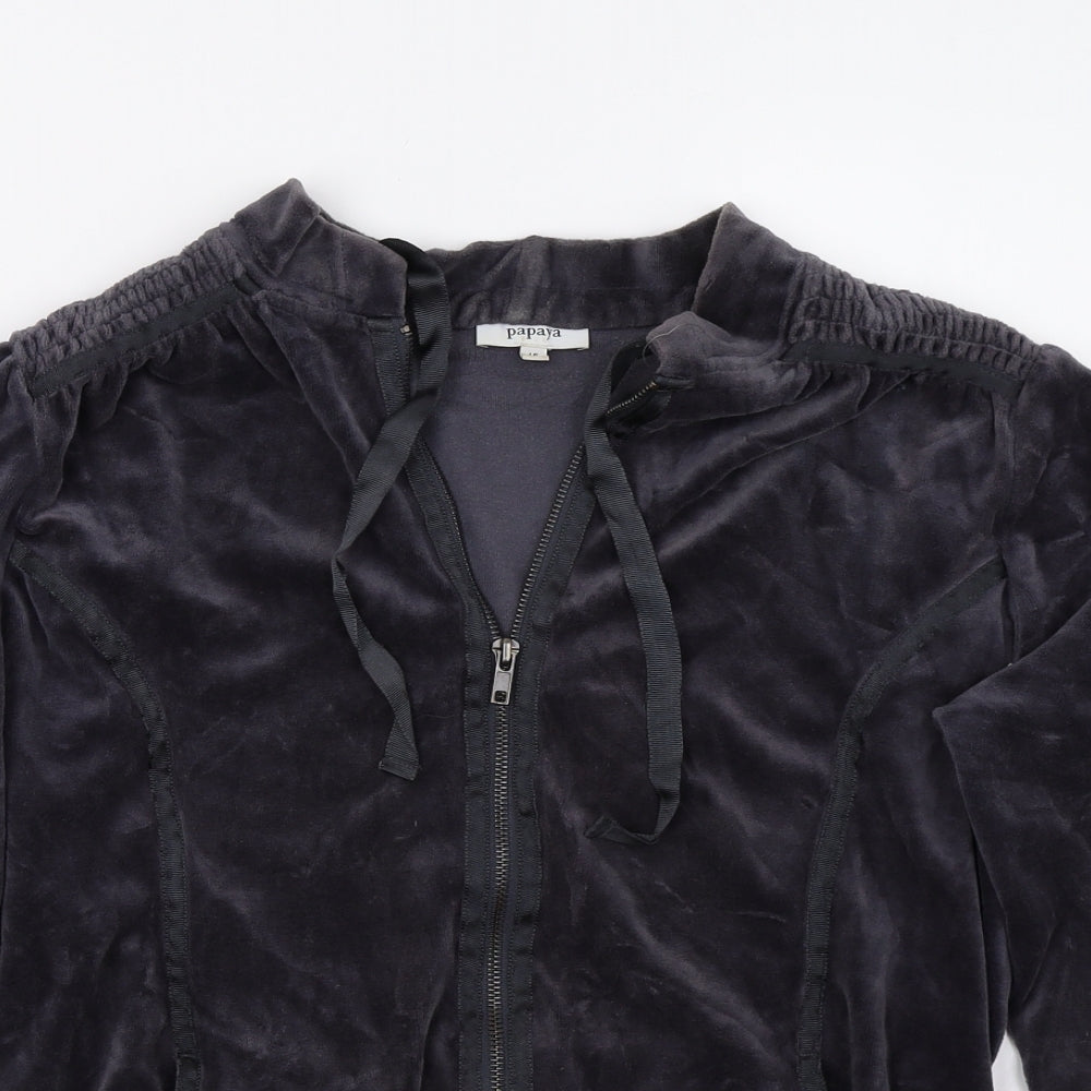 Papaya Womens Grey   Jacket Coat Size 16