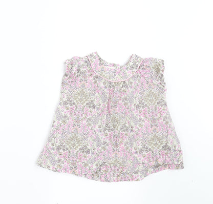 Zara Girls Beige Floral  A-Line  Size 0-3 Months  - 0-6 MTHS