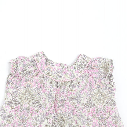 Zara Girls Beige Floral  A-Line  Size 0-3 Months  - 0-6 MTHS