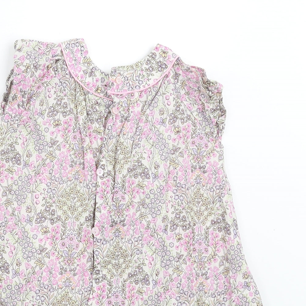Zara Girls Beige Floral  A-Line  Size 0-3 Months  - 0-6 MTHS