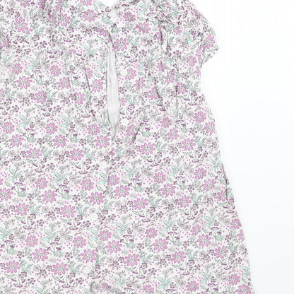 Mini Club Girls White Fair Isle  A-Line  Size 12-18 Months