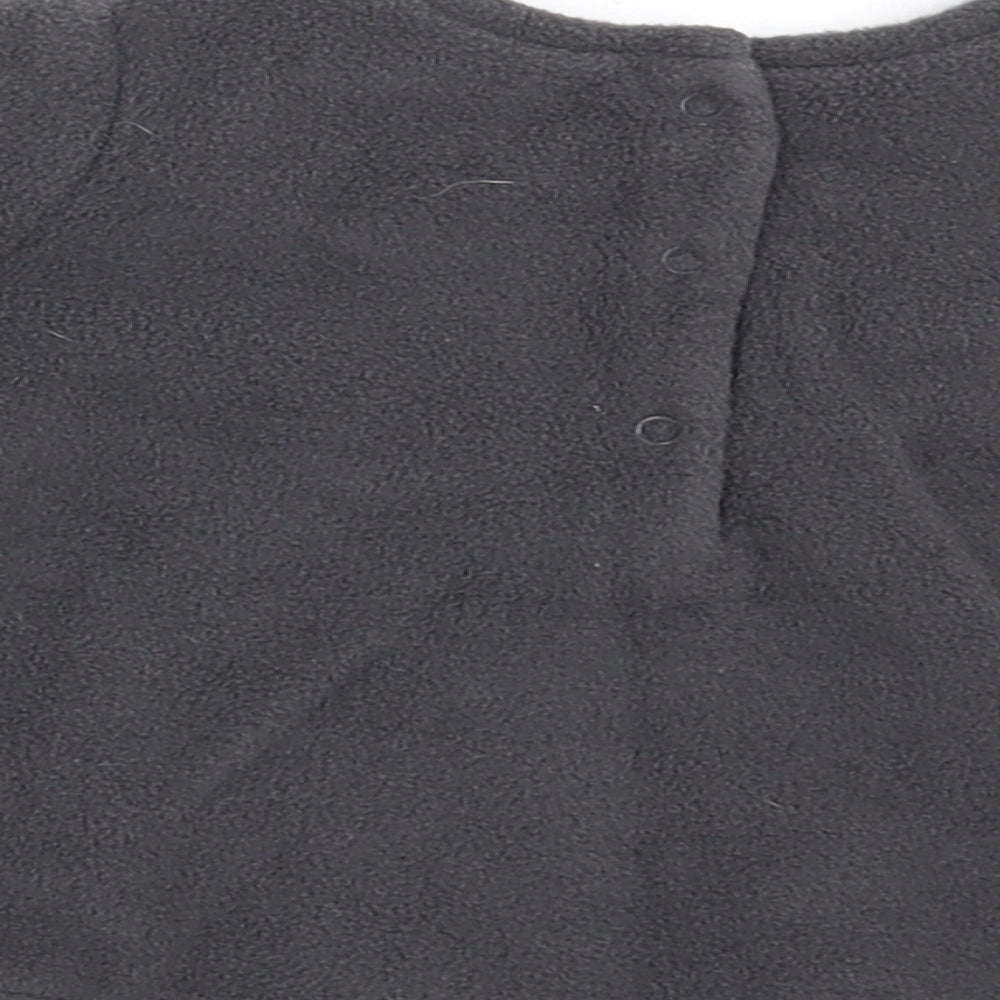 NEXT Baby Grey  Fleece Pullover Jumper Size 0-3 Months
