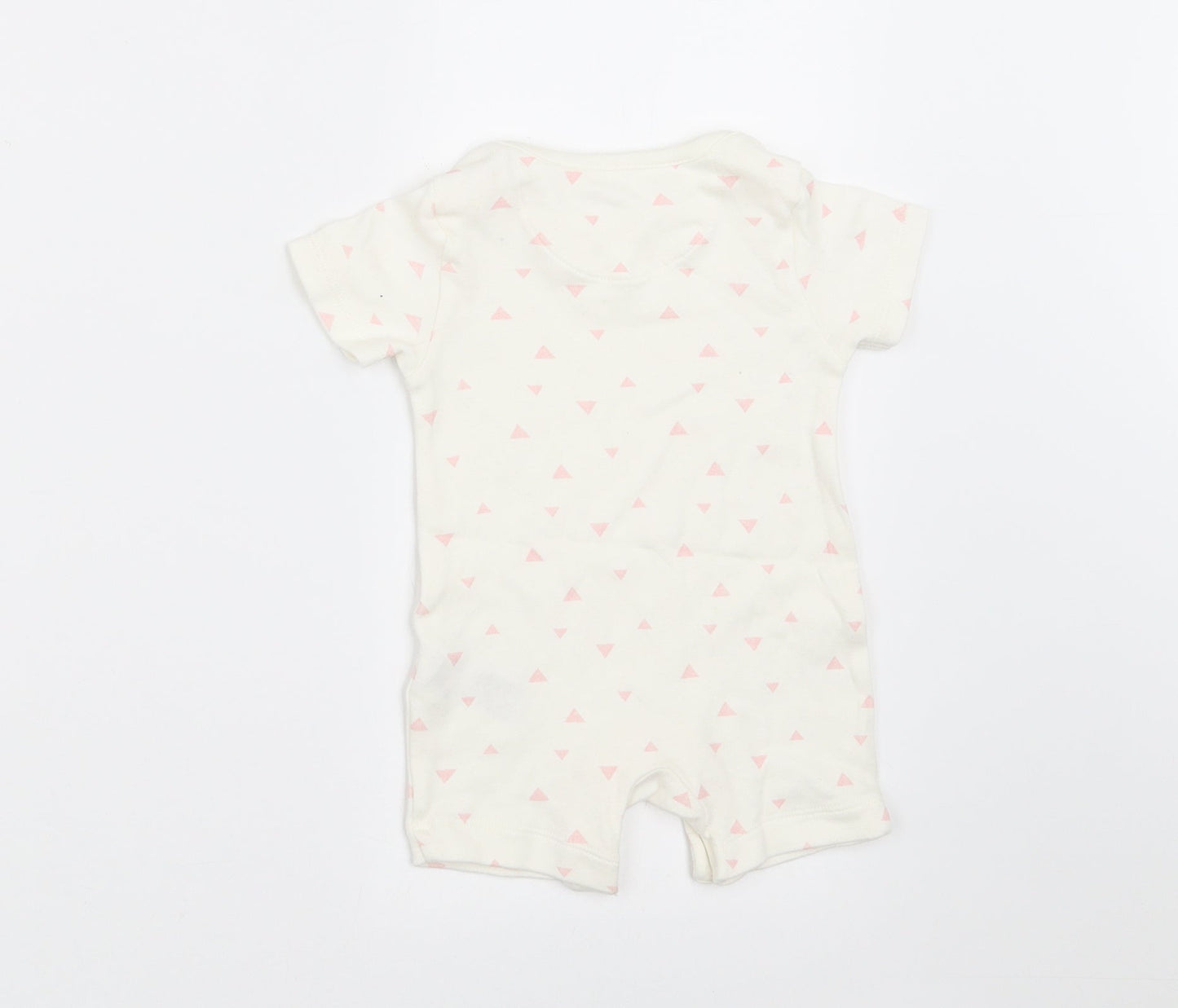 Marks and Spencer  Ivory Polka Dot  Romper One-Piece Size 0-3 Months