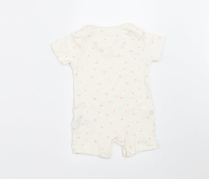 Marks and Spencer  Ivory Polka Dot  Romper One-Piece Size 0-3 Months