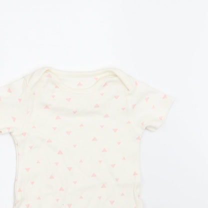 Marks and Spencer  Ivory Polka Dot  Romper One-Piece Size 0-3 Months