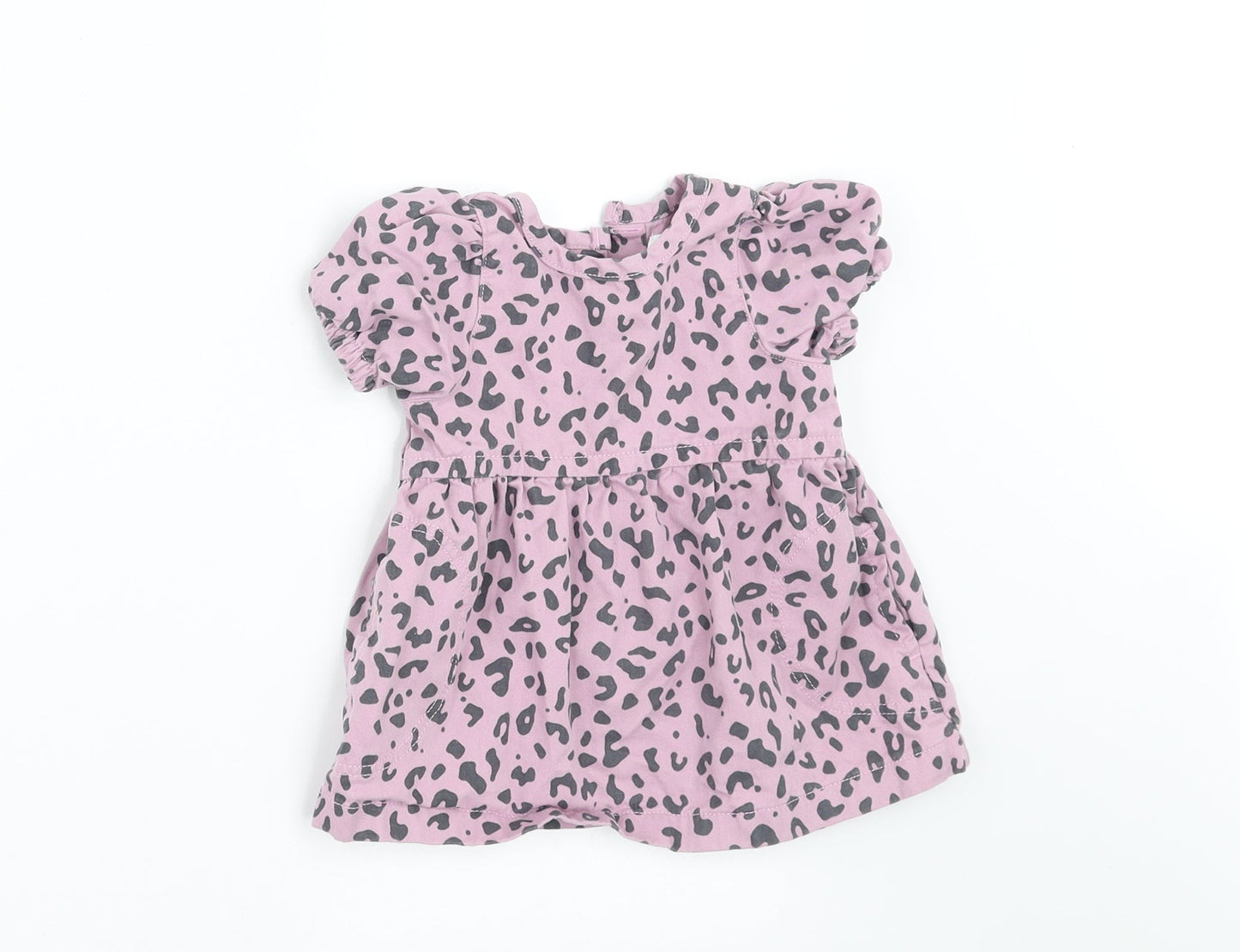 NEXT Girls Purple Animal Print  A-Line  Size 3-6 Months
