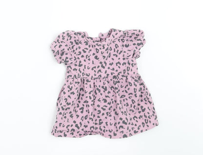 NEXT Girls Purple Animal Print  A-Line  Size 3-6 Months