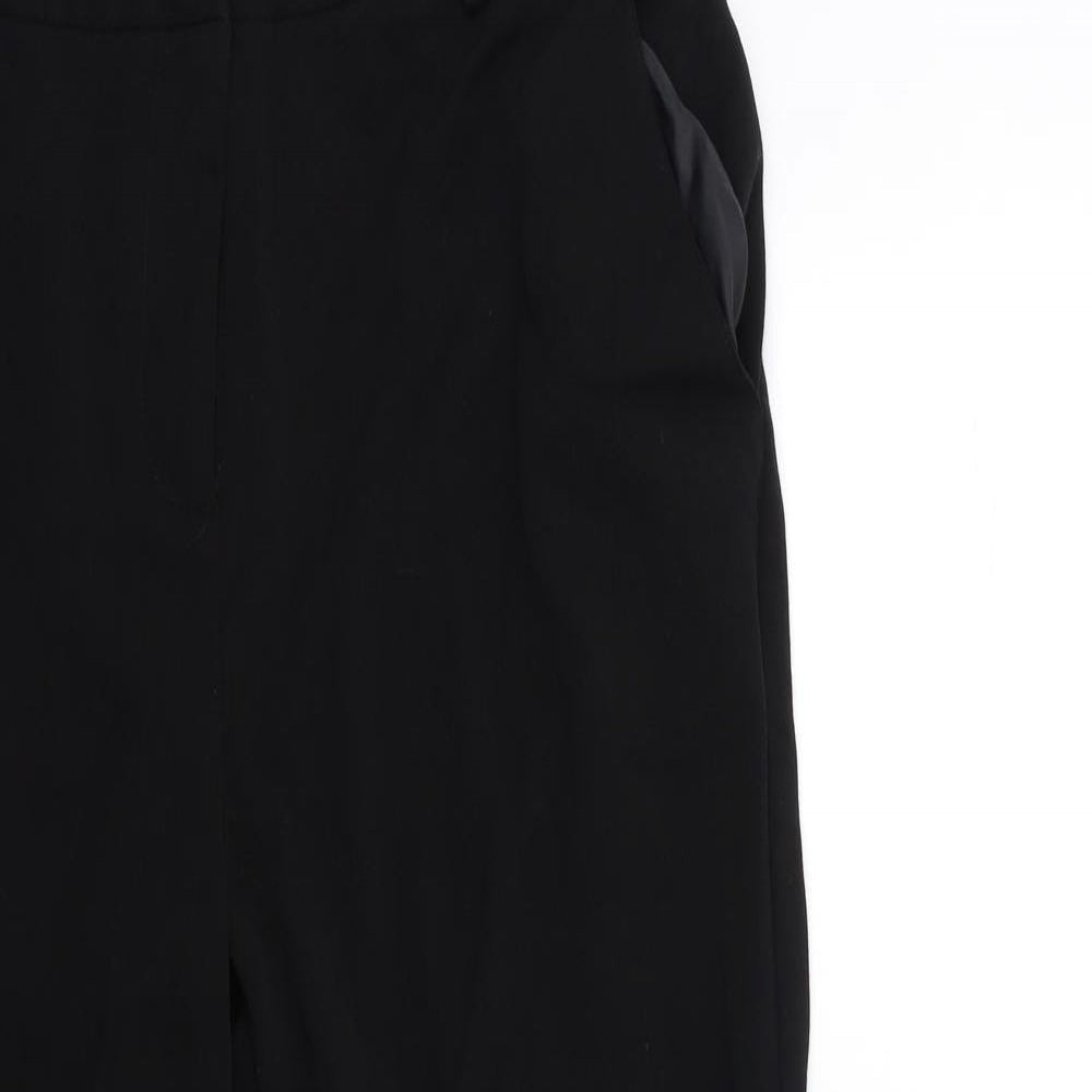 Womens UK Size 12 ANNA ROSE Regular Fit  Black Trousers