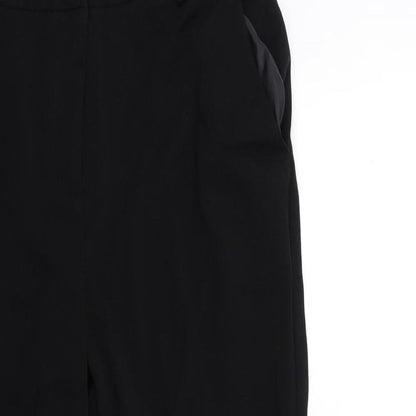 Womens UK Size 12 ANNA ROSE Regular Fit  Black Trousers
