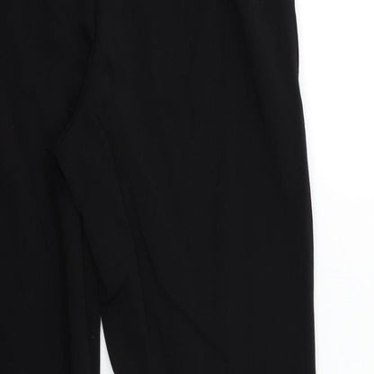 Womens UK Size 12 ANNA ROSE Regular Fit  Black Trousers