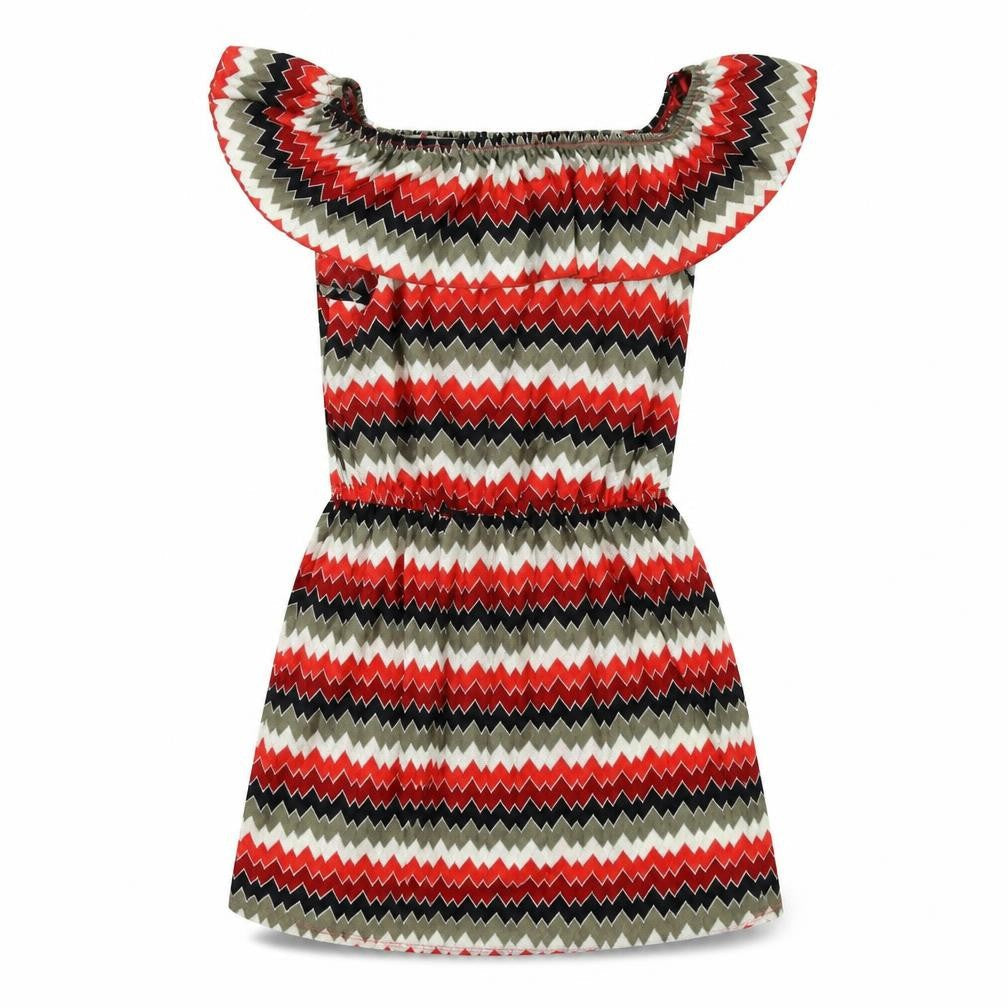 George Womens Red Striped  Shift  Size L