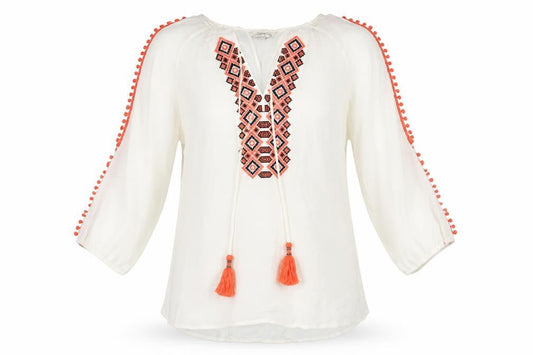 Womens UK Size 8 F&F White Basic Blouse