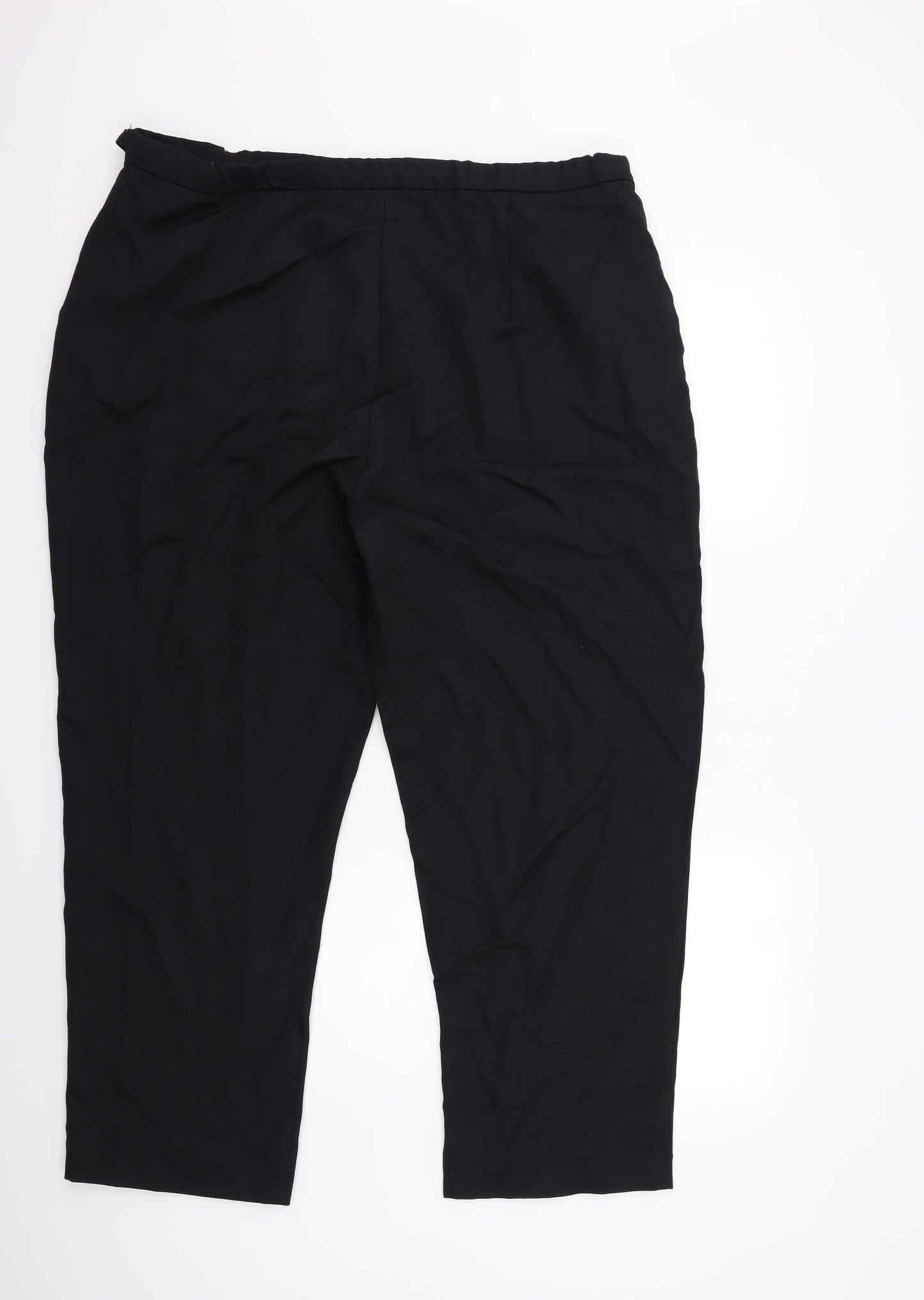 Womens UK Size 40 in slimma Regular Fit  Black Trousers