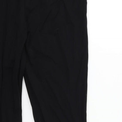 Papaya Womens Black   Trousers  Size 12 L30 in