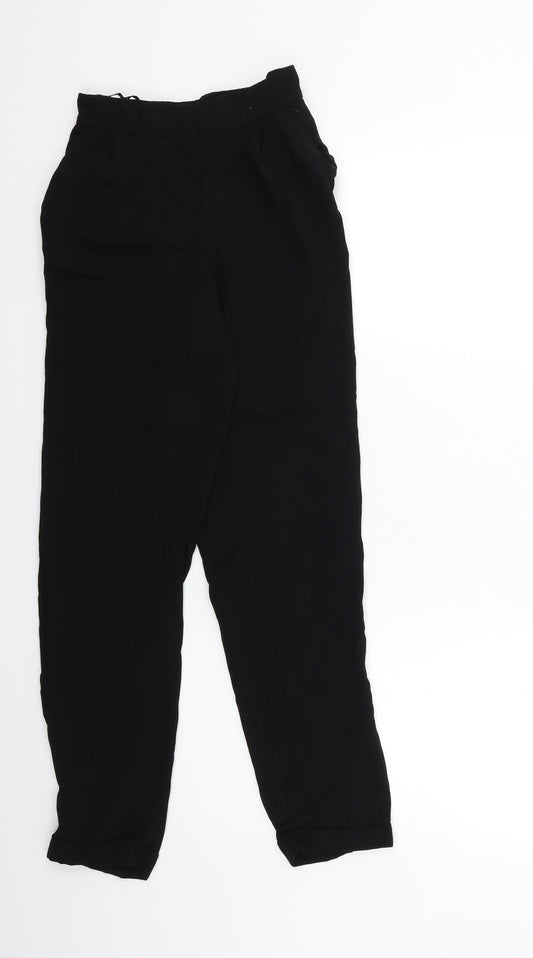 Primark Womens Black   Trousers  Size 6 L27 in