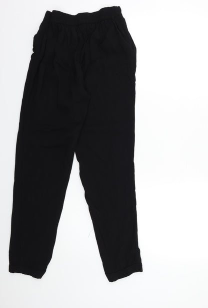 Primark Womens Black   Trousers  Size 6 L27 in