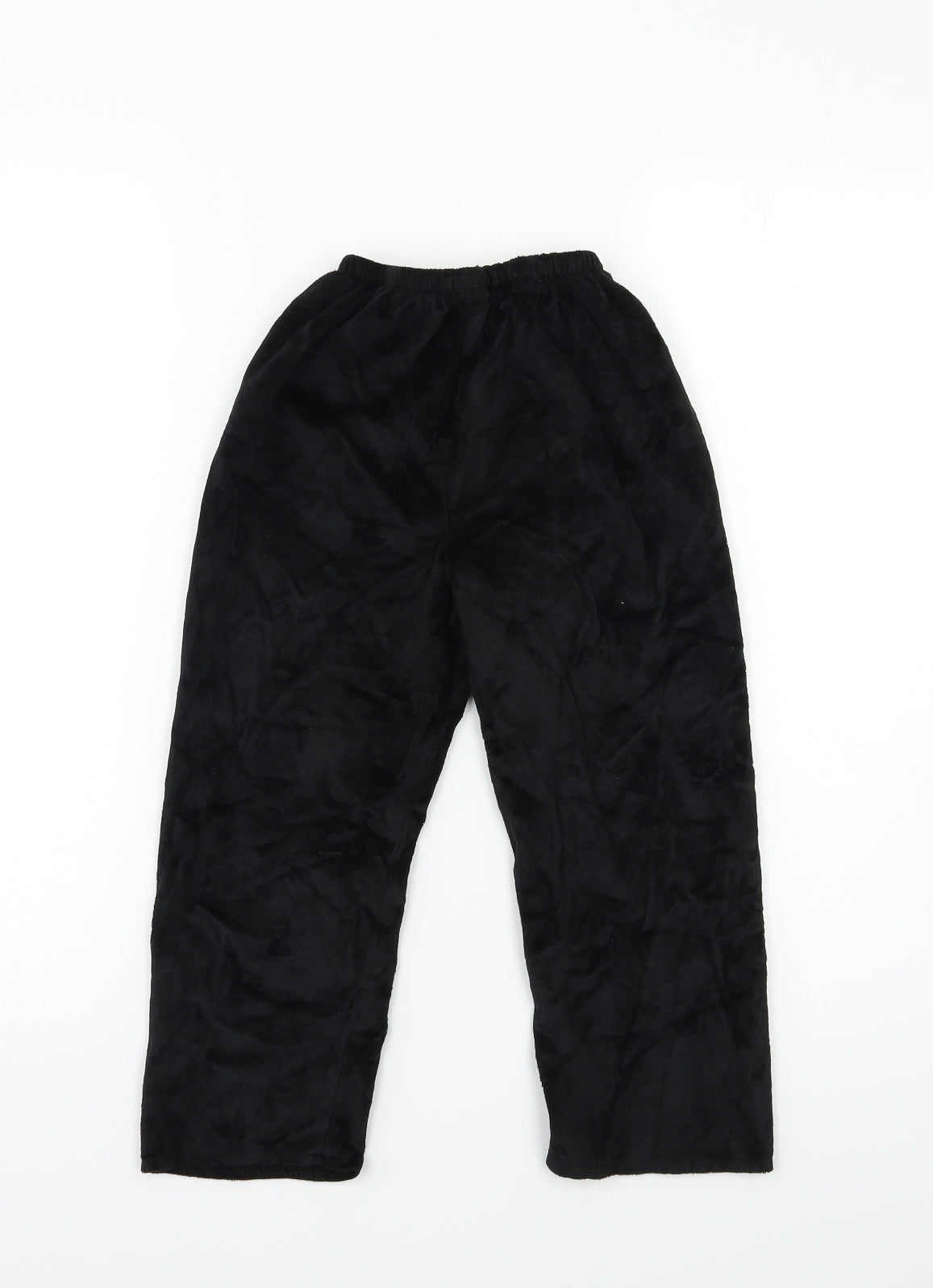 Halloween Boys Black  Velour  Pyjama Pants Size 3-4 Years
