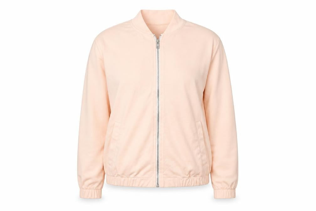 Womens UK Size S Boohoo Pink Full Zip Sweatshirt